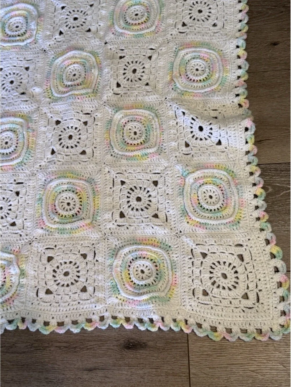 Lap afghan/baby afghan approx 3ft